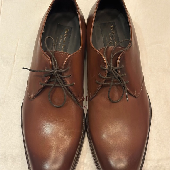 SOLD !!!!!!     NWOT - To Boot NY Winston Lace up in tan - Picture 2 of 7